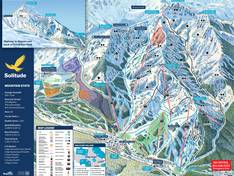 Plan des pistes Solitude