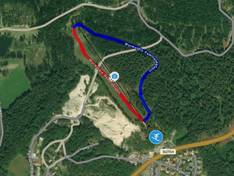 Plan des pistes Wurmsteinlift – Flossenbürg