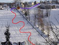 Plan des pistes Pobershau (Marienberg)