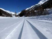 Piste de ski de fond dans le Lötschental