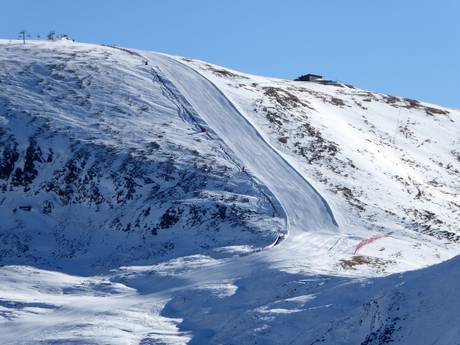 Domaines skiables pour skieurs confirmés et freeriders Alpes du Val Sarentino (Sarntaler Alpen) – Skieurs confirmés, freeriders Meran 2000 (Merano 2000)