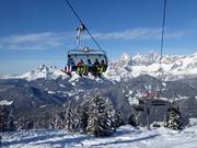 Gasselhöhebahn II - 6 places | Télésiège rapide (débrayable) avec capots de protection et sièges chauffants