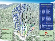 Plan des pistes BigRock Mountain