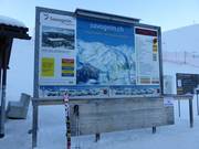 Panneau d'information à la station de la vallée