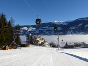 La plus longue descente enneigée de la vallée du Zillertal jusqu'à Fügen