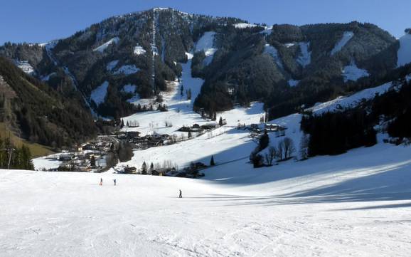 Massif du Tennen: Taille des domaines skiables – Taille Werfenweng