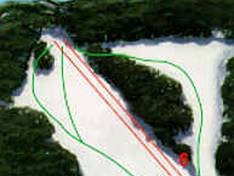 Plan des pistes Dingo Dell