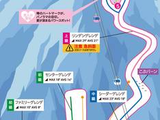 Plan des pistes Fujimi Panorama