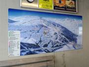 Plan des pistes à la station supérieure de la Bergeralm