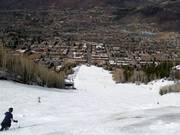 Descente vallée Little Nell