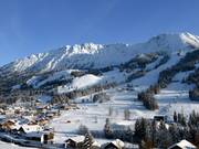 Vue sur le domaine skiable Oberjoch