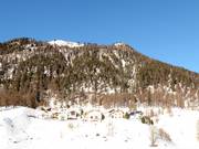 La localité de Tschierv avec hébergements