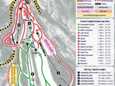 Plan des pistes Ikenotaira Onsen