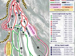 Plan des pistes Ikenotaira Onsen