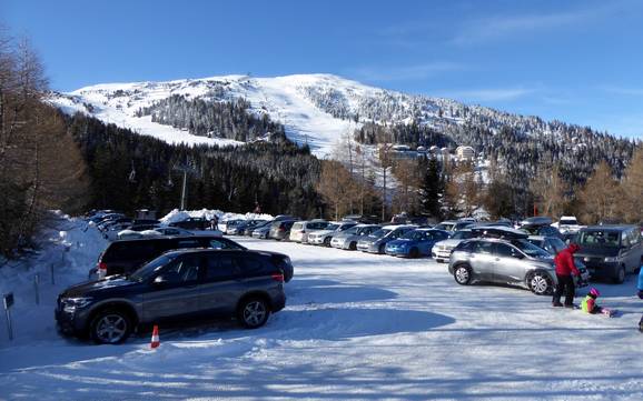 Katschberg-Rennweg: Accès aux domaines skiables et parkings – Accès, parking Katschberg