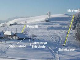 Plan des pistes Ghöch