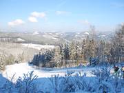 Vue sur le domaine skiable