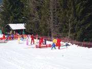 Espace enfants de l’ESF à Notre Dame de Bellecombe 1350