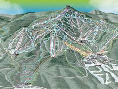 Plan des pistes Killington