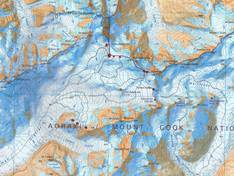 Plan des pistes Ben Ohau Heli Skiing