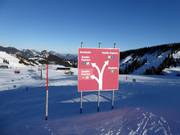Signalisation sur les pistes