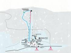 Plan des pistes Kopřivná