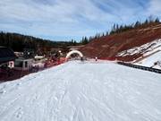 Piste d'entraînement avec tapis roulant
