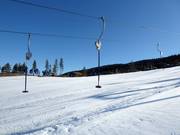 Téléski d'entraînement à la station de vallée