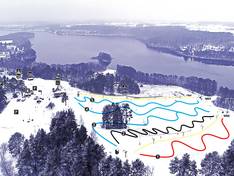 Plan des pistes Gora Czterech Wiatrow – Maragowo