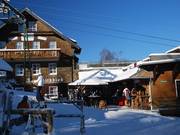 Impossible d’être plus près du télésiège.