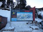 Panneau d'information avec les informations d'exploitation actuelles