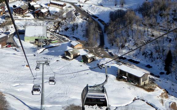 Valsertal (vallée de Vals): Accès aux domaines skiables et parkings – Accès, parking Vals – Dachberg