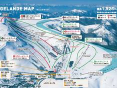 Plan des pistes Kurumayama Kogen