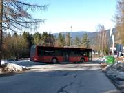 Skibus à la station de vallée