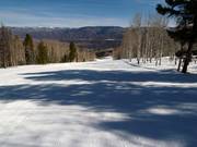 Piste parfaitement préparée au Buttermilk Mountain