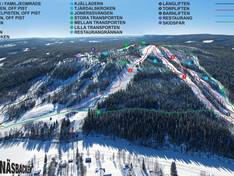 Plan des pistes Agnäsbacken
