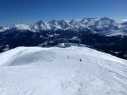Piste au télésiège Parlets
