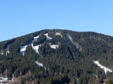 Železná Ruda: Taille des domaines skiables – Taille Špičák