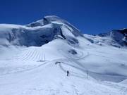 Départ des pistes au Mittelallalin