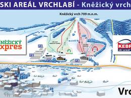 Plan des pistes Vrchlabí – Kněžický vrch
