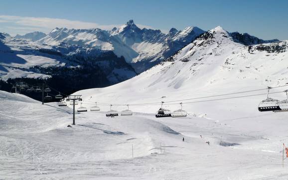 Skier près de Arâches