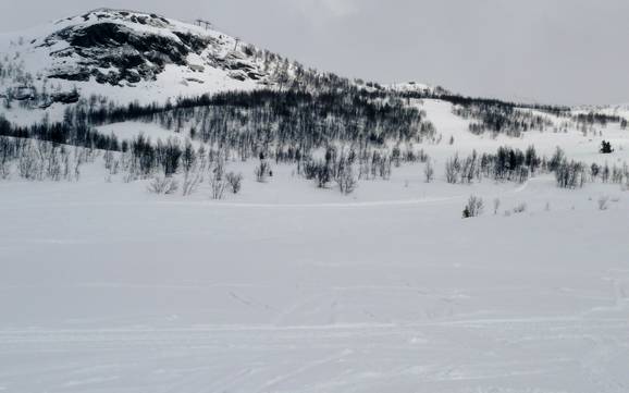 La plus haute gare aval dans la vallée de Valdres – domaine skiable Beitostølen