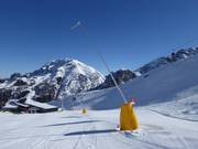 Lance à neige au télésiège Hoadlbahn