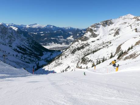 Diversité des pistes Alpes de l'Allgäu – Diversité des pistes Nebelhorn – Oberstdorf