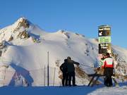 Signalisation des pistes au Bois de l'Ours