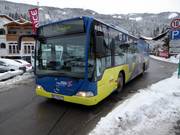 Skibus à la station inférieure à Lermoos