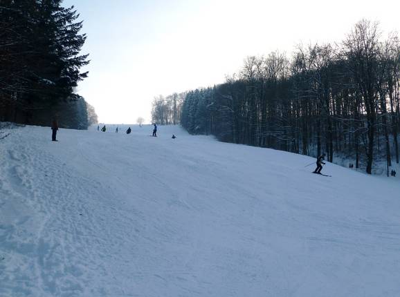 Piste intermédiaire au téléski Hirtenteich