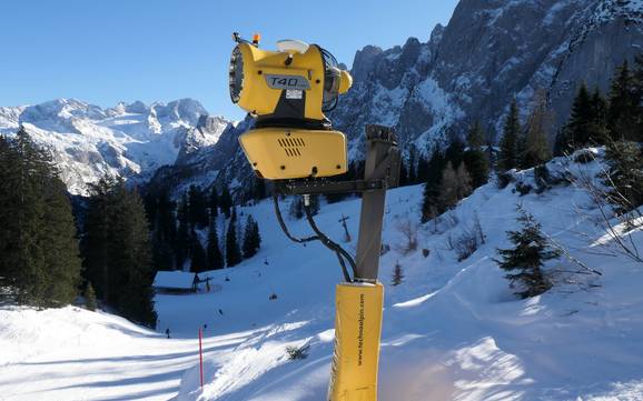 Fiabilité de l'enneigement Dachstein-Salzkammergut – Fiabilité de l'enneigement Dachstein West – Gosau/Russbach/Annaberg