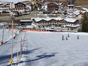 Piste pour débutants Abrahamwiese à côté de la station inférieure de la télécabine