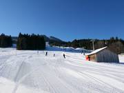 Piste principale et piste éclairée